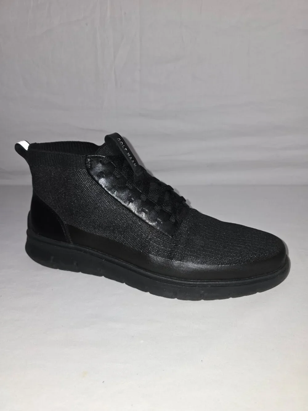 Cole Haan C32419 Black ZG Stitchlite Hitop Water Resistant Sneaker Men's 10.5